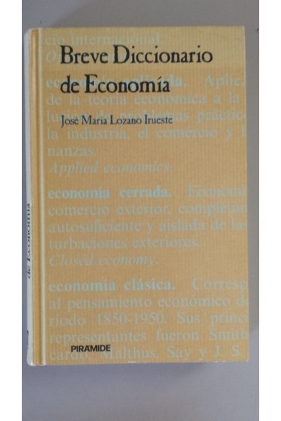 Breve Diccionario de Economía
